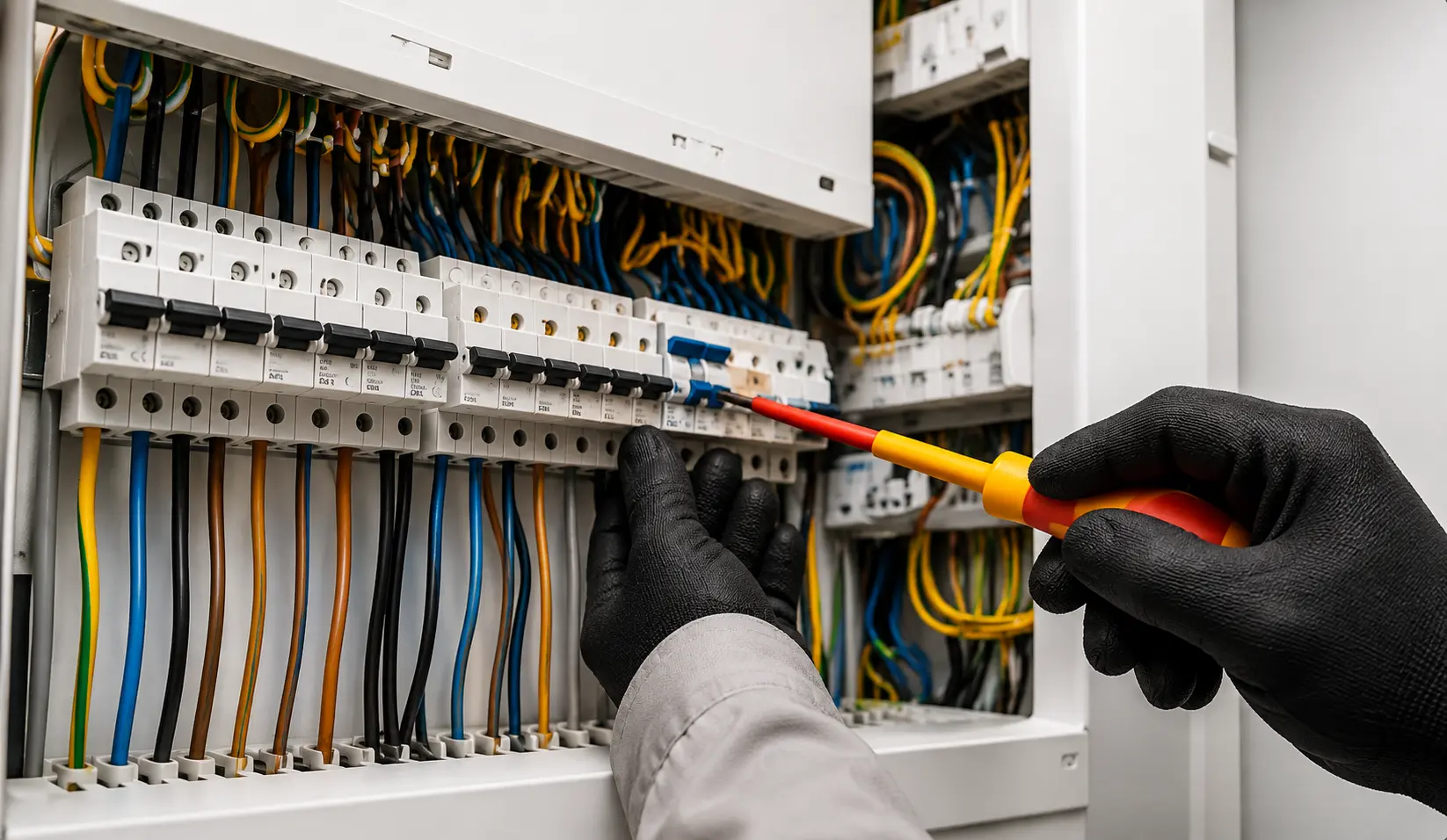 Cabeamento de uma instalação elétrica